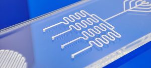 close up COC microfluidic